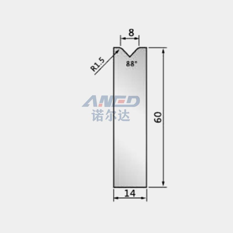 Single V slot standard dies